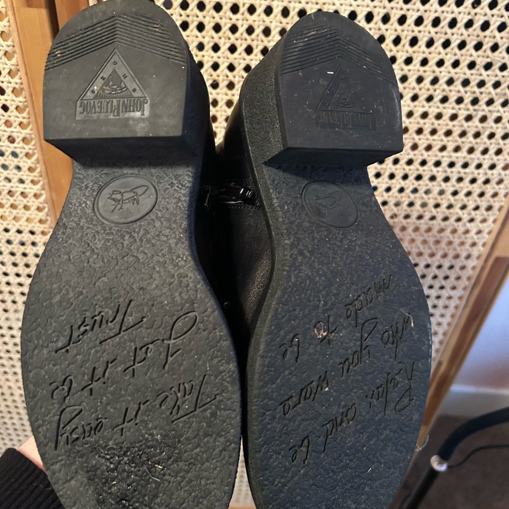 John Fluevog Slacker Wanderer boots - Picture 3 of 4